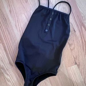 CrewCuts Size 6/7 Charcoal Swimsuit